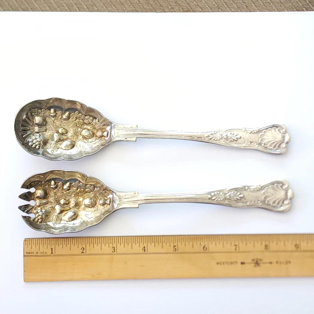 Ornate Silver‎ Serving Utensil Set